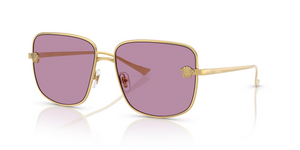 1002AK - Gold with Dark Violet Mirror Silver Int Lenses