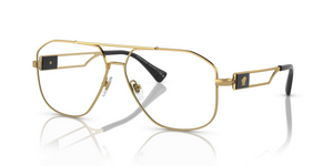 1002 - Gold with Clear Lenses