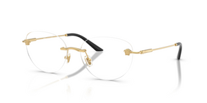 1002 - Gold with Clear Lenses