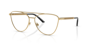 1002 - Gold with Clear Lenses
