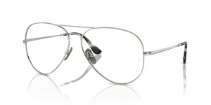 1002 - Silver with Clear Lenses