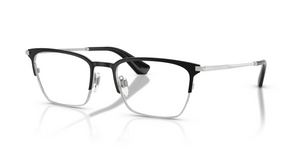 1005 - Black/Silver with Clear Lenses
