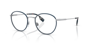 1005 - Silver/Blue  with Clear Lenses