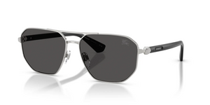 100587 - Silver with Dark Grey Lenses