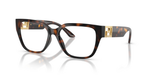108 - Havana with Clear Lenses