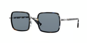 109956 - Blue Striped Grey with Light Blue Lenses