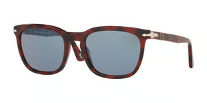 110056 - Vintage Red Tortoise with Light Blue Lenses