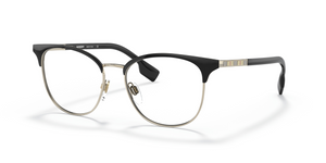 1109 - Light Gold/Black with Clear Lenses