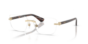 1109 - Light Gold with Clear Lenses