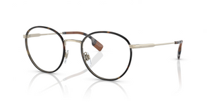 1109 - Light Gold/Dark Havana with Clear Lenses