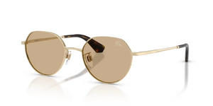110973 - Light Gold with Dark Brown Lenses