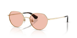 110984 - Light Gold with Dark Pink Lenses