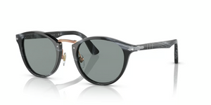 111456 - Black with Blue Lenses