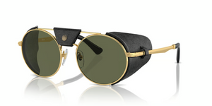 114958 - Gold with Polarized Green Lenses