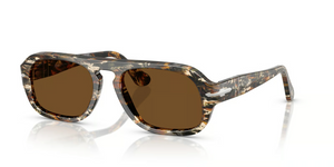 122157 - Amber Brown/Pirate Black With Brown Lenses