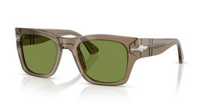 12284E - Transparent Bown with Green Lenses