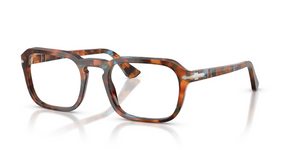 1232 - Tortoise Brown & Pearl Blue with Clear Lenses