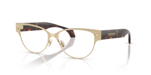 1252 - Pale Gold with Clear Lenses