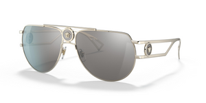 12526G - Pale Gold with Light Grey Mirror Silver Lenses