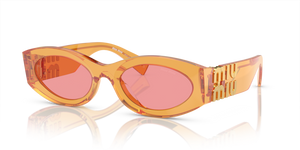 12T1D0 - Orange Transparent with Pink Lenses