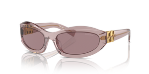 12W20I - Mauve Trasparent with Light Purple Brown Lenses