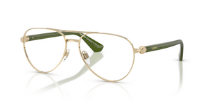 1358 - Light Gold with Clear Lenses