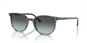1391GK - Striped Grey & Blue with Blue/Black Lenses