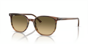 13920A - Striped Brown & Green with Brown Black Lenses