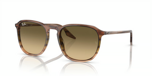 13920A - Striped Brown & Green with Brown Black Lenses