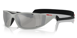 13Z05A - Matte Iron Grey with Light Grey Mirror Silver Lenses