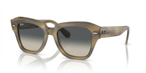 140571 - Striped Green with Grey Lenses