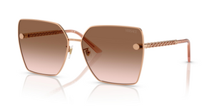 141213 - Rose Gold with Brown Gradient Lenses