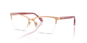 1412 - Rose Gold with Clear Lenses