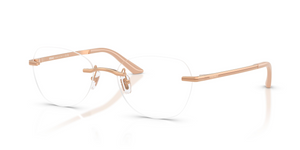 1412 - Rose Gold with Clear Lenses