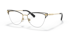 1433 - Gold/Black with Clear Lenses