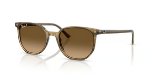 1439M2 - Striped Green with Polarized Brown Gradient Lenses