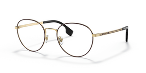 1480 - Bordeaux/Gold with Clear Lenses