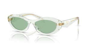 14R20E - Transparent Mint with Green Lenses