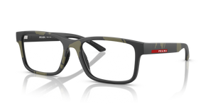 14X1O1 - Mimetic Green Rubber with Clear Lenses