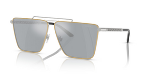 15141U - Gold/Silver with Blue Mirror Silver Lenses
