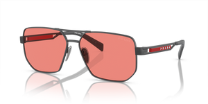 15P20B - Matte Grey with Pink Lenses