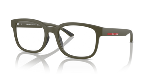 15X1O1 - Green Military Matte with Clear Lenses