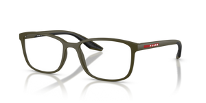 15X1O1 - Matte Green with Clear Lenses