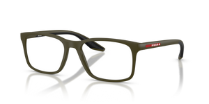 15X1O1 - Matte Green with Clear Lenses