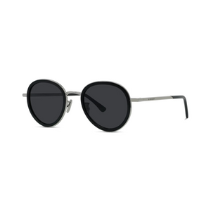 16A - Shiny Silver with Black Normal Lenses