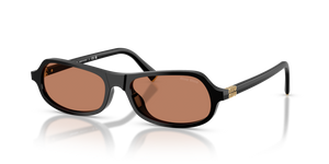16K90Q - Black with Brown Lenses