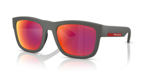 16X02U - Silver Grey with Brown Mirror Orange Lenses