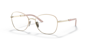 17A1O1 - Pale Gold/Alabaster with Clear Lenses