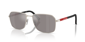 18X80I - Matte Champagne with Mirror Silver Lenses