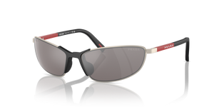 18X80I - Matte Champagne with Purple Brown Mirror Silver Lenses